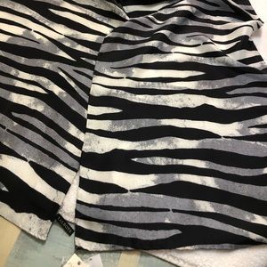Vintage TALBOTS Zebra Print Silk Women’s Scarf 14x68